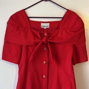Erneste Vintage Red Dress Size 14